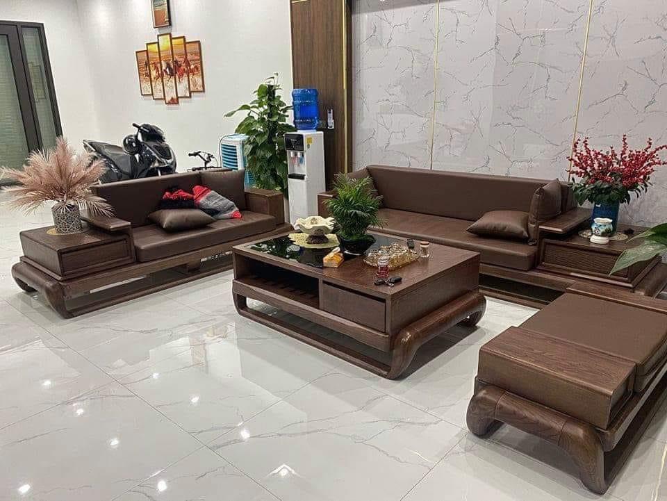 Sofa Gỗ Phòng Khách Cao Cấp SFTT09