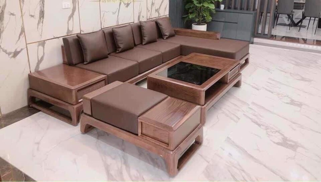 Bàn Ghế Sofa Gỗ Phòng Khách Giá Rẻ Đẹp Sang Trọng